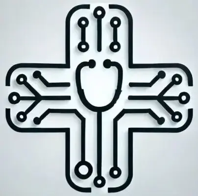 TechAIMD this image is the fusion of the tech AI world with the medical world they're blending
